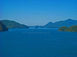 image of Nootka Sound from view point on Tlupana Road